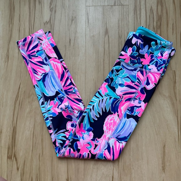 Lilly Pulitzer Weekender Leggings Multi Garden Get Away - Picture 7 of 7